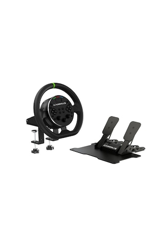 Cammus C5 5nm Direct Drive Simülasyon Direksiyonu - Cp5 Pedallı Ve Masa Tutuculu Tam Set