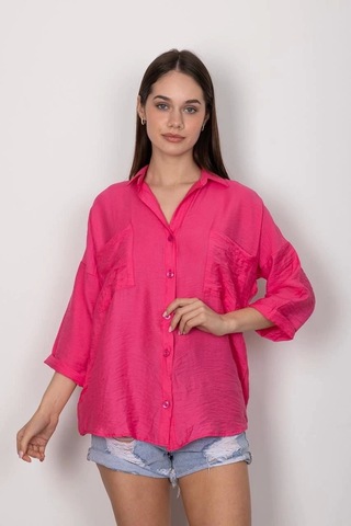 Cepli Salaş Gömlek T1010 Fuşya