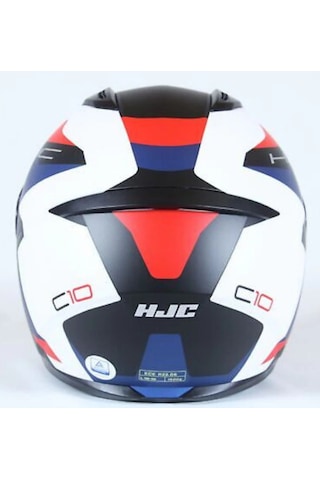 C10 Kapalı Kask Tıns Hrc Renk Mc21sf Şeffaf Vizör Beyaz
