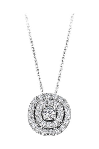 Sirius F Renk Toplam 0,25 Karat Pırlanta Tektaş Kolye 0823P0038