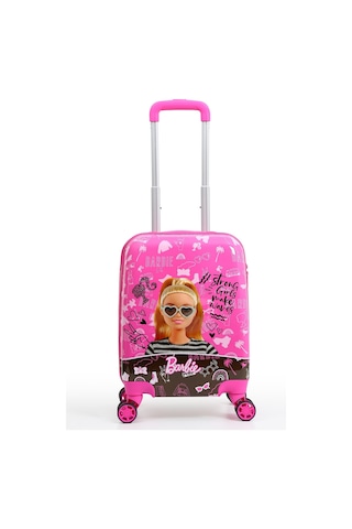 Gedox Kids Barbie Lisanslı Pembe Kız Çocuk Valizi Şık Ve Eğlenceli Tasarım Hafif Ve Dayanıklı Pembe