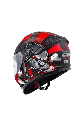 Givi 50.x Wild Motosiklet Kaskı Mat Siyah-Kırmızı