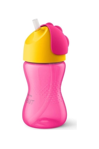 Philips Avent Desenli Pipetli Bardak 300 Ml Kız 12M+ Pembe
