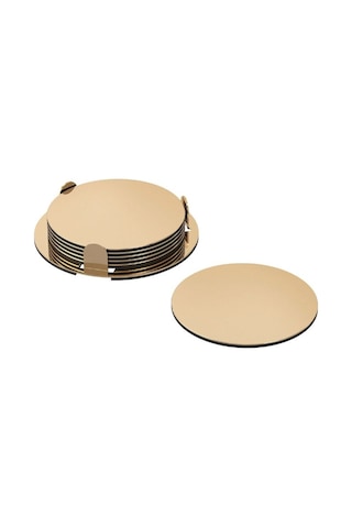 Ikea Glattıs 6'lı Kupa Altlığı 8,5 Cm Altın