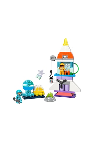 LEGO® DUPLO® 3’ü 1 Arada Uzay Mekiği Macerası 10422 3+ Eğitici Oyuncak Yapım Seti - 58 Parça