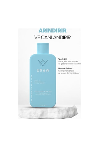 Uraw Arındırıcı Canlandırıcı Yüz Temizleme Jeli 150 ML