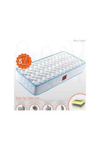 Ortopedik Yaylı Yatak Pooly Blue 70 x 175 CM