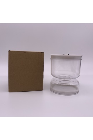 Dianziye Mutfak İçin Kuru-nemli Ayırıcı Turşu Kavanozu, Filtreli Kapağı Ve Ters Çevrilebilir Fonksiyonu İle Gıda Saklama Kabı Şeffaf