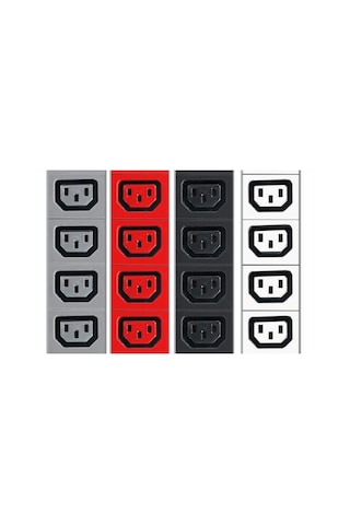 Zerou 2xschuko - 20xc13 - 4xc19 Kilitli Soketli, 4x16a Sigortalı Smart Pdu
