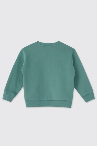 Panço Erkek Bebek Baskılı Yeşil Sweatshirt