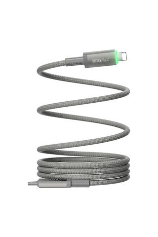 Wiwu Wi-c083 Maglink Serisi Işıklı Magnetik Type-c To Lightning Pd Data Ve Şarj Kablosu 27w 1m Gri