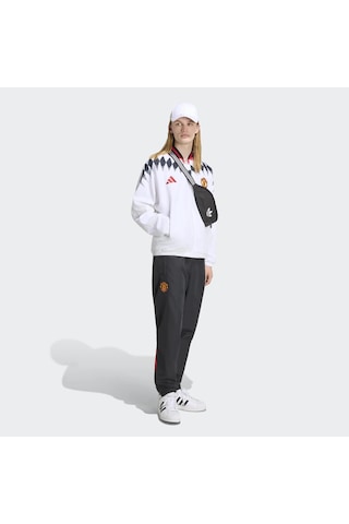 Adidas Manchester United Stadium Erkek Beyaz Ceket Kv4348
