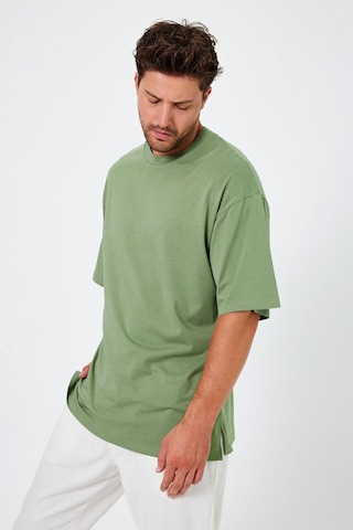 Alexander Gardi Alexandergardı Yırtmaçlı Basic Oversize T-shirt Un-70418 001