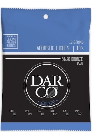 Martin & Co 41Y18D500 - 12-String Lights Akustik Gitar Teli