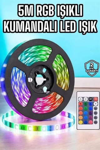 Home 5m Rgb Işıklı Her Ortama Uygun Led Işık