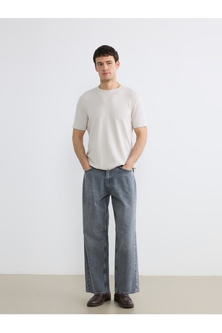 Lcw Jeans Gri Loose Fit Erkek Jean Pantolon
