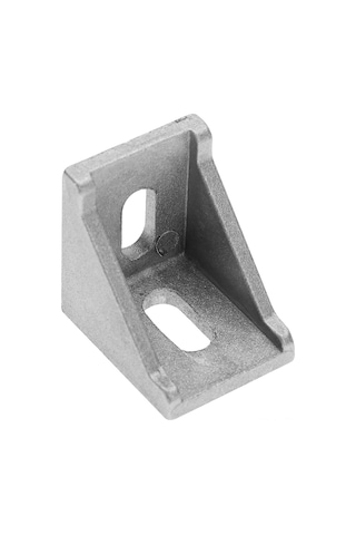 Samdoo 25 Adet 4040 Alüminyum Profil İçin L Şekilli Köşe Braketi, Dayanıklı Açısal Bağlayıcı Donanımı