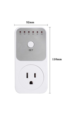 Besthome1 1-10 Saate Ayarlanabilir Enerji Tasarruflu Zamanlayıcı, Otomatik Kapanma, Ev Aletleri İçin Pratik Zamanlayıcı