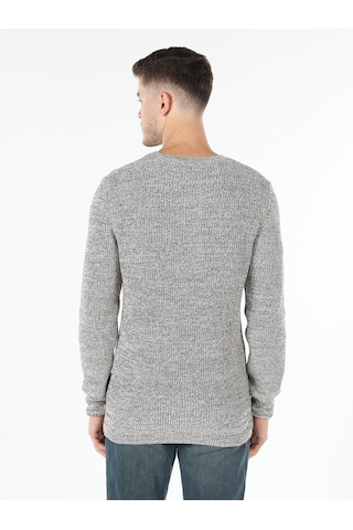 Colin's Slim Fit Bisiklet Yaka Dar Kesim Bej Erkek Kazak CL1059927_Q1.V1_BEI Bej