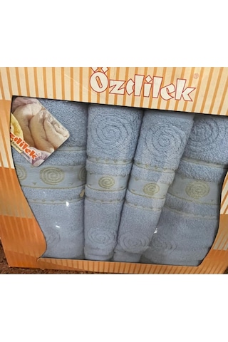 Özdilek Nihavent Best Set Hamam Takımı Mavi Çok Renkli