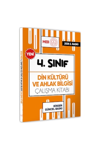 2026 MEB ÖDM İlkokul 4.Sınıf DİN KÜLTÜRÜ VE AHLAK BİLGİSİ Çalışma Kitabı Soru Bankası BASKI ÜCRETİ