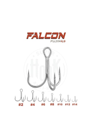 Fujin Falcon Süper Anti-rust Üçlü Kanca - 6 2