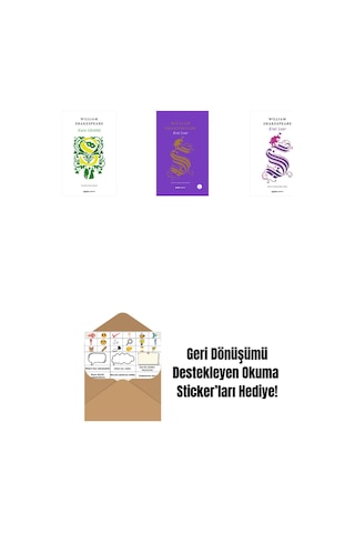 Kuru Gürültü + Kral Lear Ciltli + Venedik Taciri + Okuma Sticker'ları