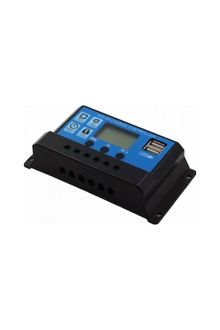 30A Solar Güneş Paneli Şarj Kontrol Cihazı Regülatörü 12 V-24 V (Tü