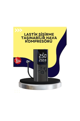 Tek Otomatik Kapanmalı Dijital Lastik Şişirme Pompası Najmaddin