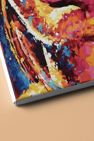 Webstyle Aslının Dünyası Sayılarla Boyama Seti Kasnaklı 40x50 Cm