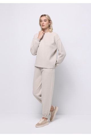 Colins Regular Fit Orta Bel Düz Kadın Bej Eşofman Altı Cl1076454 Q1.v2 Lbg Light Beige