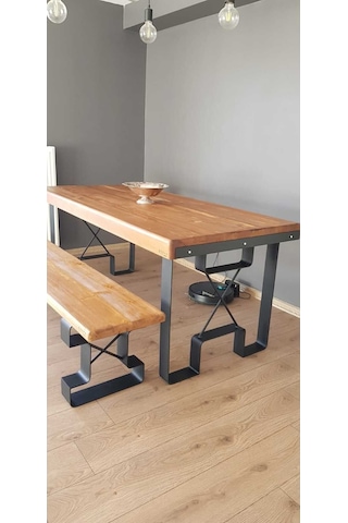 Deryawood Ahşap Yemek Masası-80x140