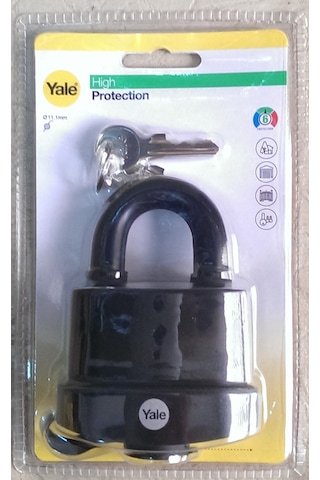 Yale Pvc Kaplama Marin Asma Kilit 71 Mm