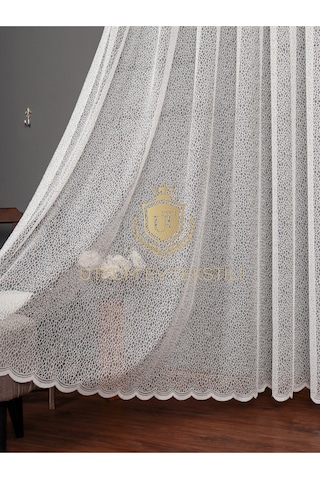 Örümcek Desen Örme Tül Perde 1141