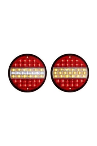 Ahmet Otomotiv Hamburger Tip Ledli Stop Lamba 24 Volt 4 Modlu 4 Adet