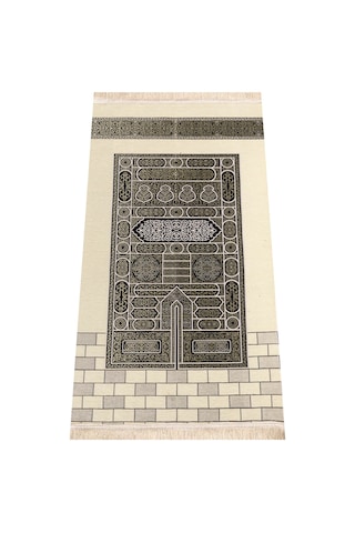 Kabe Desenli Ultra Plus Krem Şönil Seccade 17