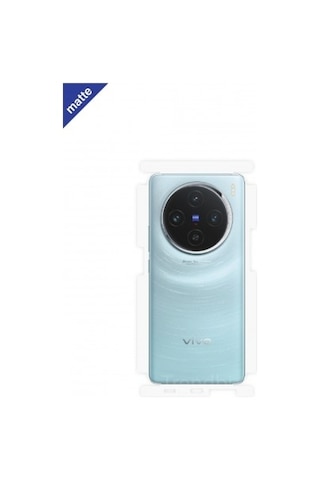 Vivo X100 Mat Arka Ve Yan Koruyucu Poliüretan Film