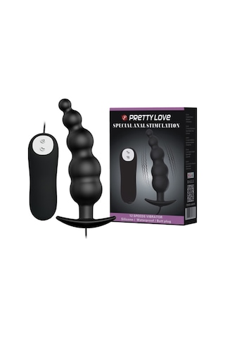 Hızlı Express Pretty Love 12 Titreşimli G-Spot Stimülatör Anal Vibratör Zenci Penis