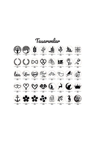 Hazır Mühür Kendinden Etiketli Mum Mührü 50 Adet Mühür