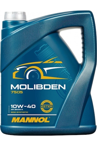 Mannol MN7505-5 Molibden Semi Synthetic Apı Sn/ch-4 Sae 10W-40 Motor Yağı Mannol MN7505-5 Molibden Semi Synthetic Apı Sn/ch-4 Sae 10W-40 Motor Yağı