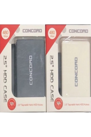 Concord C-854 Harici 2.5" Sata Hdd Kutusu 4 Renk