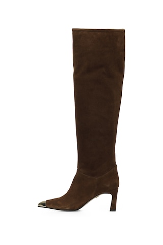 Nine West Harrı 4pr Taba Kadın Topuklu Çizme 000000000101976105 Taba