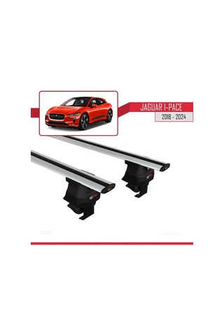 Jaguar I-pace 2018 Ve Sonrası İle Uyumlu Ace-4 Ara Atkı Tavan Barı Gri