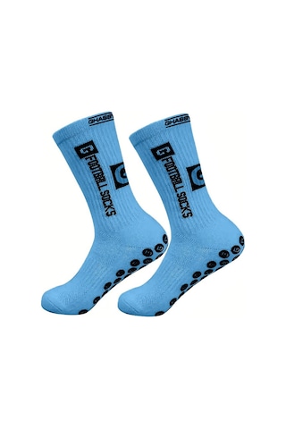 Ghassy Co. Erkek Kaydırmaz Tabanlı Futbol Koşu Fitness Pamuklu Spor Çorabı