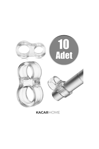 10 Adet Şeffaf Silikon Kapı Kolu Tamponu Kapı Pencere Kolu Stoperi Kapı Pencere Durdurucu