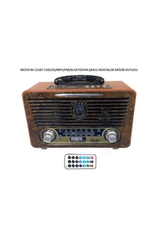 Meier M115Bt Mp3 Çalar Radyo