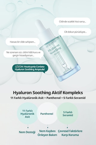 Hassas Ciltlere Bakım Sunan Nemlendirici Ampul Goodal Houttuynia Cordata Hyaluron Soothing Ampoule 37630682