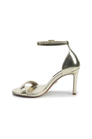 Nine West Isla2 5pr Altın Kadın Topuklu Sandalet 000000000102012519 Altın