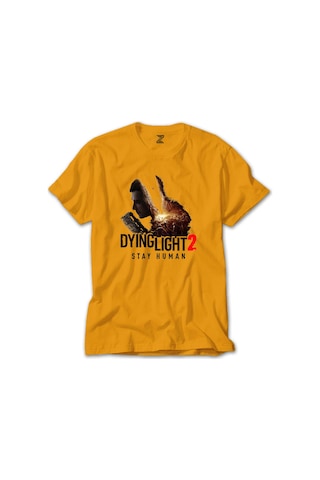 Dying Light Stay Human Lacivert Tişört