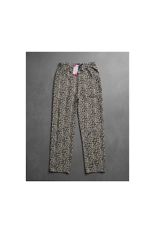 Aura Collections Kadın Viskon Pamuklu Pijama Altı Soft Örme Mevsimlik Ev Pantolonu Çok Renkli